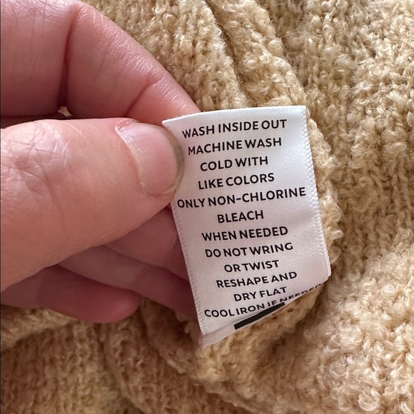 NWT Westbound Golden Wheat Cowl Neck Cozy Pullover Wool Blend Sweater Sz 2X - Picture 14 of 14